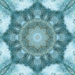 KATMA-Heilstein-Mandala ´Aquamarin`