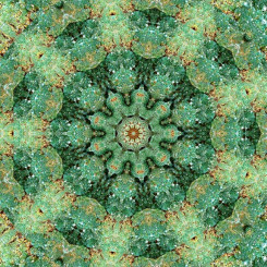 KATMA-Heilstein-Mandala ´Chrysokoll`